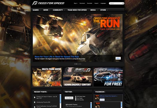 30 Stunning Online Games Website Design - The Design Inspiration