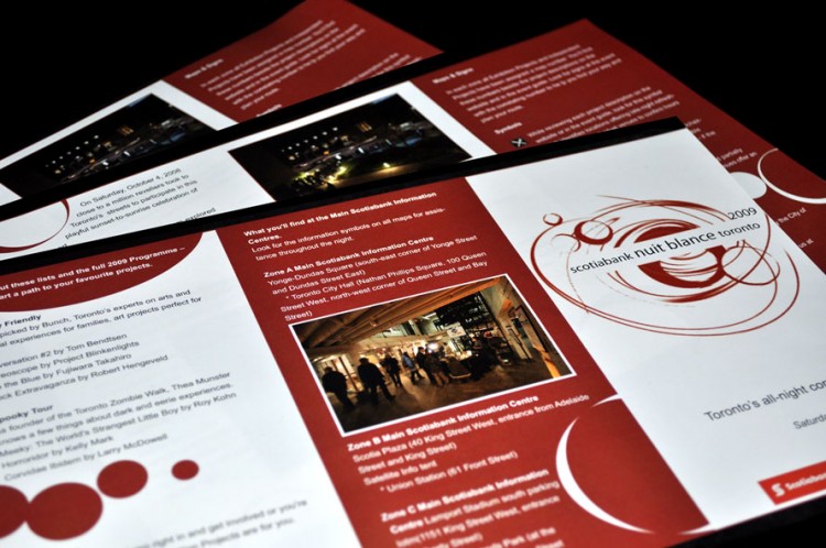 Nuit Blanche Brochure Design